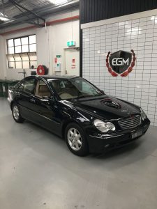 Black Luxury Car Mercedes-Benz